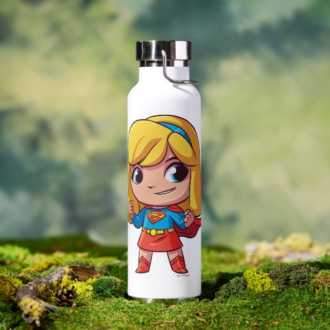 Adorable Supergirl Stance Water Bottle (Outdoor)