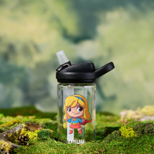 Adorable Supergirl Stance Water Bottle