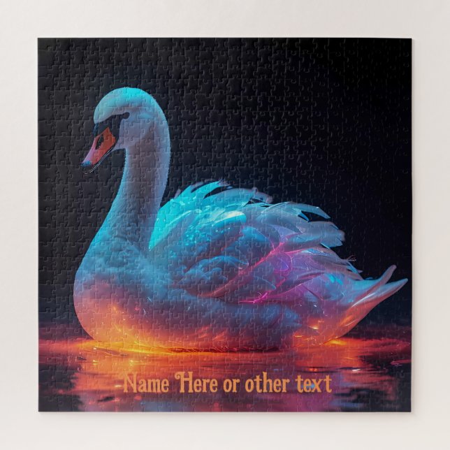 Adorable Swan for Any Occasion Jigsaw Puzzle (Vertical)