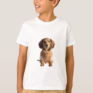 Adorable Sweater Dachshund Kids