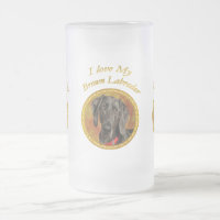 Adorable sweet brown labrador canine puppy dog