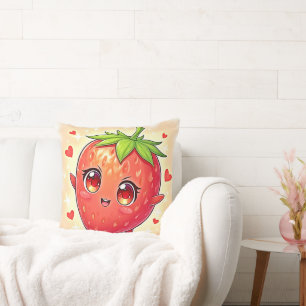Adorable Sweet Strawberry Bliss Cushion