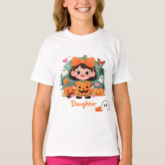 Adorable T-shirt for Fantasmas and Pumpkins for Ni