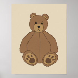 Adorable Teddy Bear Print