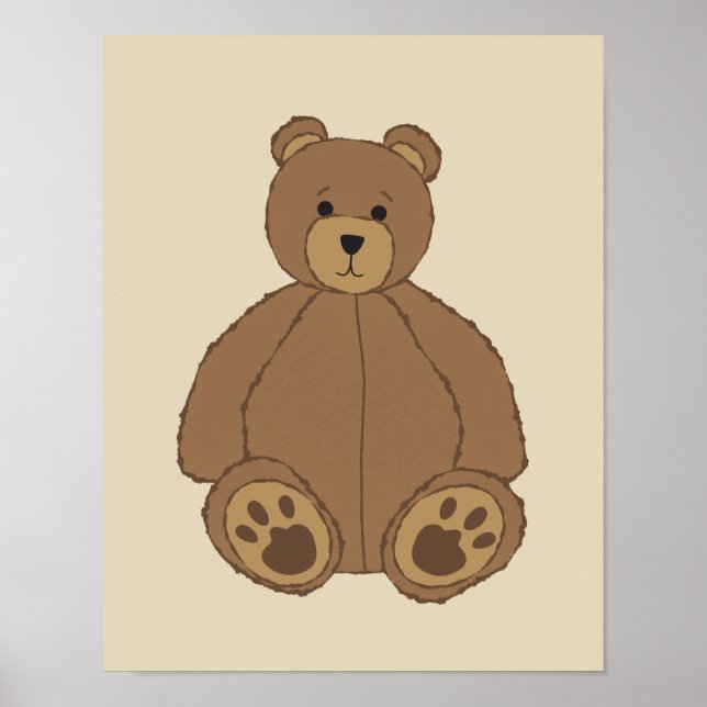 Adorable Teddy Bear Print (Front)