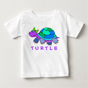 Adorable Turtle Colourful Toddler T-shirt
