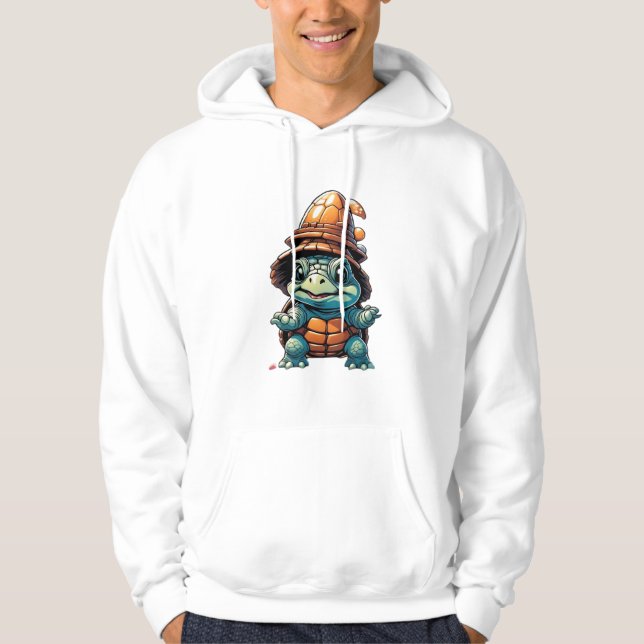 Adorable Turtle in Halloween Mood Essential T-Shir Hoodie (Front)