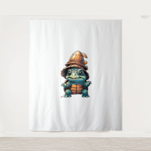 Adorable Turtle in Halloween Mood Essential T-Shir Tapestry