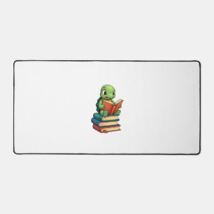 Adorable Turtle Reading Books (3) Desk Mat