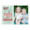 Adorable Type Christmas Photo Card