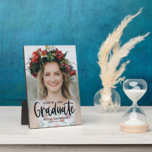 Adorable Type EDITABLE COLOR Graduation Plaque