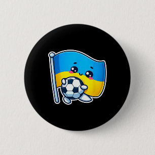 Adorable Ukrainian Bynner Fan Ukraine Flag Cute Ca 6 Cm Round Badge