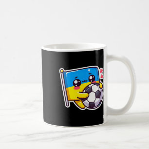 Adorable Ukrainian Bynner Fan Ukraine Flag Cute Ca Coffee Mug