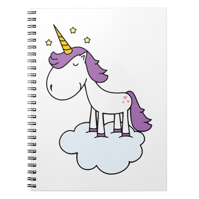 Adorable unicorn notebook (Front)