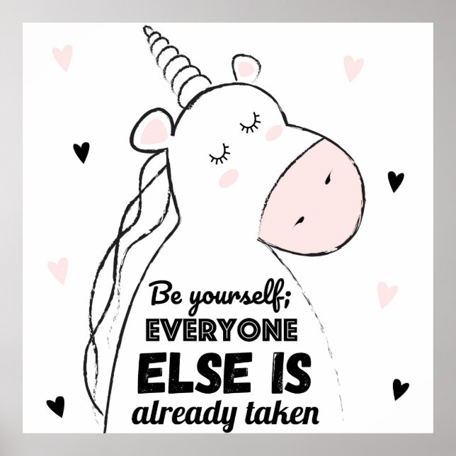 Adorable Unicorn  Poster (Front)