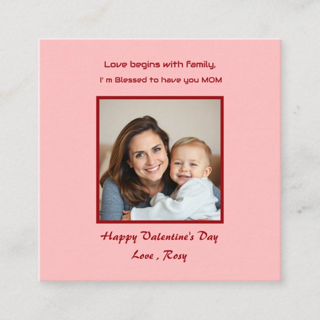 Adorable Valentine’s Day Card for Kids (Front)