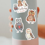 Adorable Watercolor Owls Owlways a Hoot<br><div class="desc">Original artwork of three watercolor owls and one pun - Owlways a Hoot!  Fun for kids!</div>