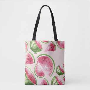 Adorable Watercolor Watermelon  Tote Bag