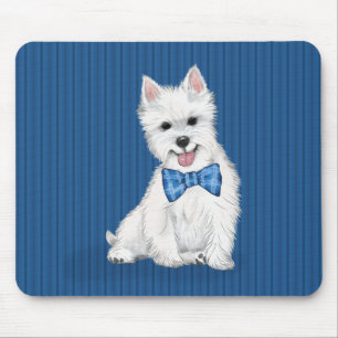 Adorable West Highland White Terrier Mouse Pad