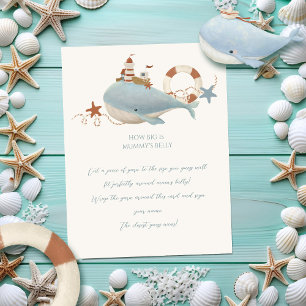 Adorable Whale Baby shower Game