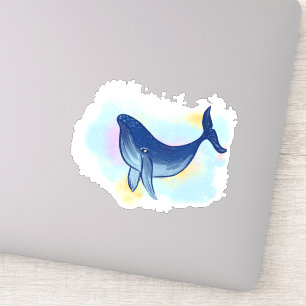 Adorable whale illustration