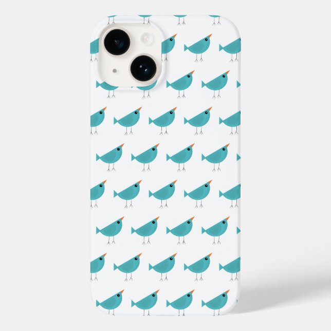 Adorable Whimsical Bird Nature Art Case-Mate iPhone Case (Back)