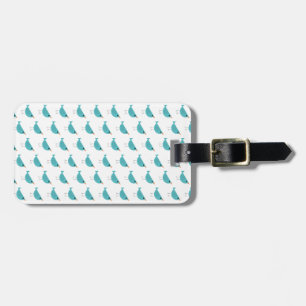 Adorable Whimsical Bird Nature Art Luggage Tag