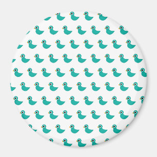 Adorable Whimsical Bird Nature Art Magnet