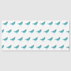 Adorable Whimsical Bird Nature Art Magnetic Invitation