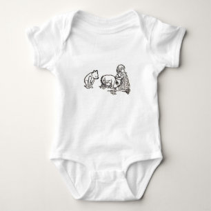Adorable Winnie the Pooh sketch Baby Bodysuit