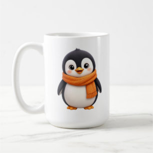 Adorable Winter Penguin Coffee Mug
