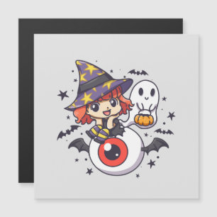 Adorable Witch Hat Kid on Mystical Eye