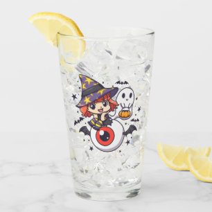 Adorable Witch Hat Kid on Mystical Eye Glass