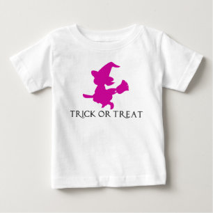 Adorable Witch on a Broomstick Baby Shirt
