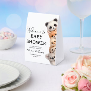 Adorable Woodland Animals Baby Shower 