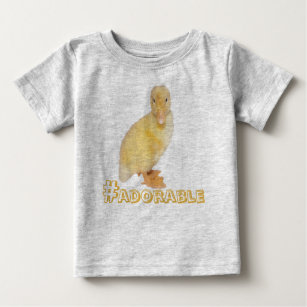 Adorable Yellow Ducklings Photograph Baby T-Shirt