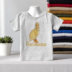 Adorable Yellow Ducklings Photograph Baby T-Shirt