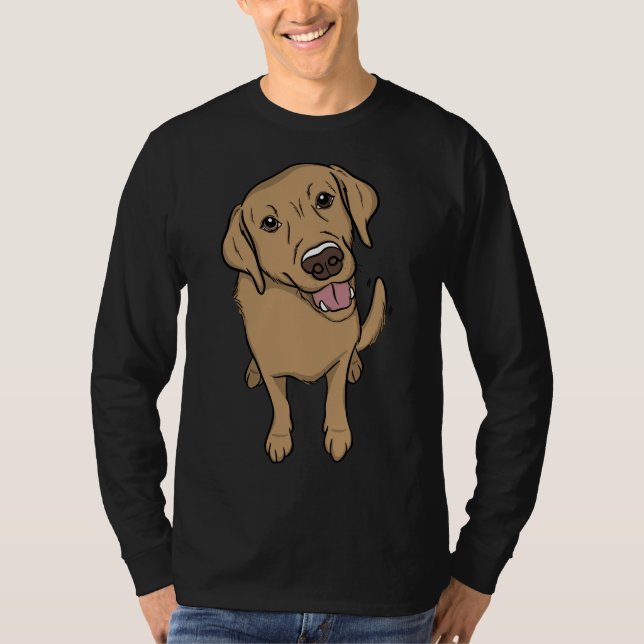 Adorable Yellow Lab T-Shirt (Front)