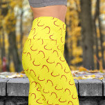 Adorable Yellow Love Hearts Pattern Yoga Capri Leggings<br><div class="desc">Wear Your Heart on Your Leggings Express your love for style with these eye-catching Love Heart leggings! Bold, vibrant, and undeniably charming, these Capri leggings provide the perfect blend of comfort and flair for both workouts and casual outings. With their unique design, they’re a fun way to showcase your personal...</div>