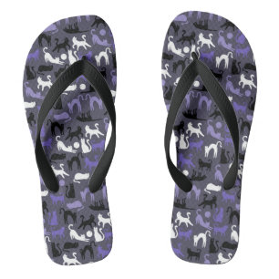 Adorable Yoga Cute Cat Poses Flip Flops