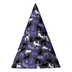 Adorable Yoga Cute Cat Poses Party Hat