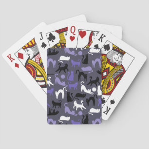 Adorable Yoga Cute Cat Poses Playing Cards
