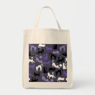 Adorable Yoga Cute Cat Poses Tote Bag