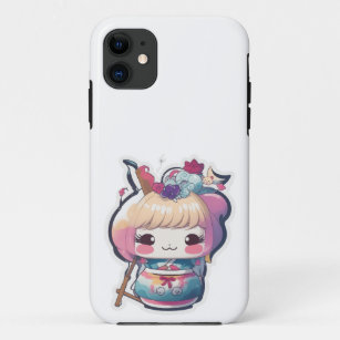 Adorable Yokai Friends: Kawaii Yokai Sticker Case-Mate iPhone Case