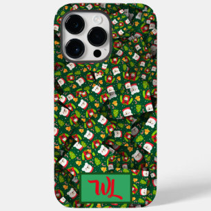 Adorables Christmas [3D] Bears Sweaters And Trees Case-Mate iPhone 14 Pro Max Case