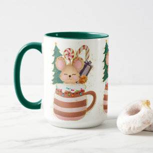 Adorables Christmas Charming Animal Mouse Mug