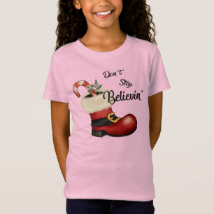 Adorables Christmas Don't Stop Believin'  T-Shirt