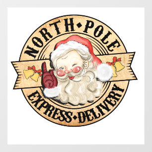 Adorables Christmas Ho Ho Ho   Window Cling