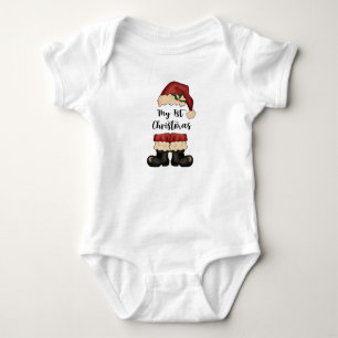 Adorables Christmas My First Christmas Baby Bodysuit