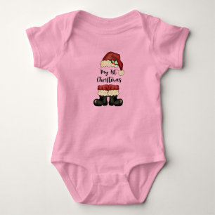 Adorables Christmas My First Christmas Baby Bodysuit